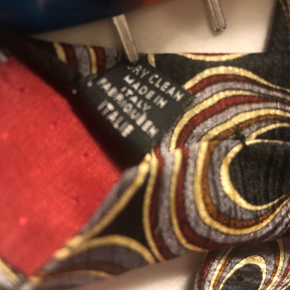 De Santis silk tie unique design 4” made in Italy - Picture 4 of 8